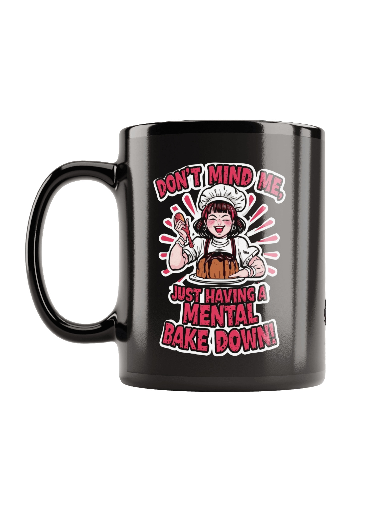 Mental Bake down Mug in black product image (12)