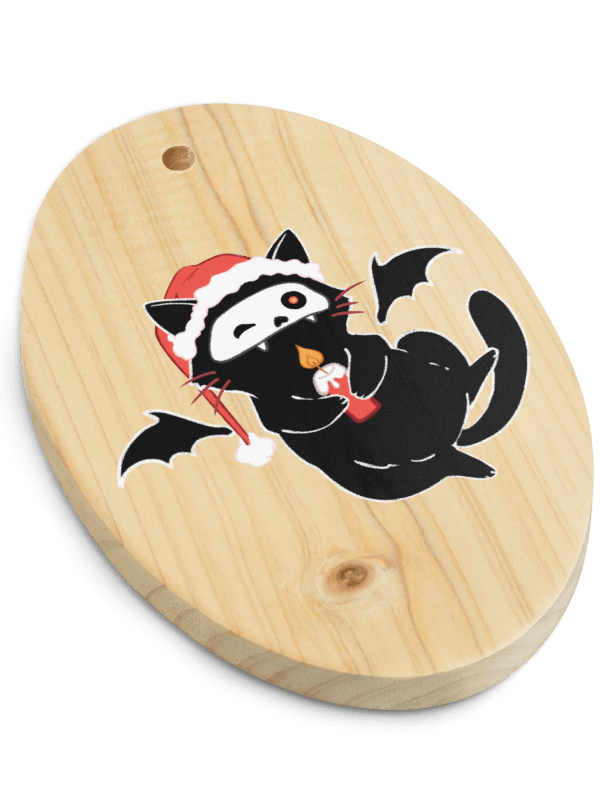 Gothic Christmas cat tree -ornament product image (2)