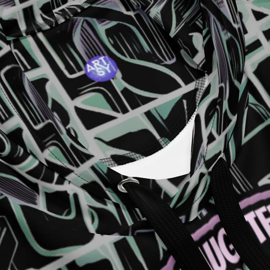 Queen of the Awkward Hug #Autism All Over Print Hoodie product image (8)