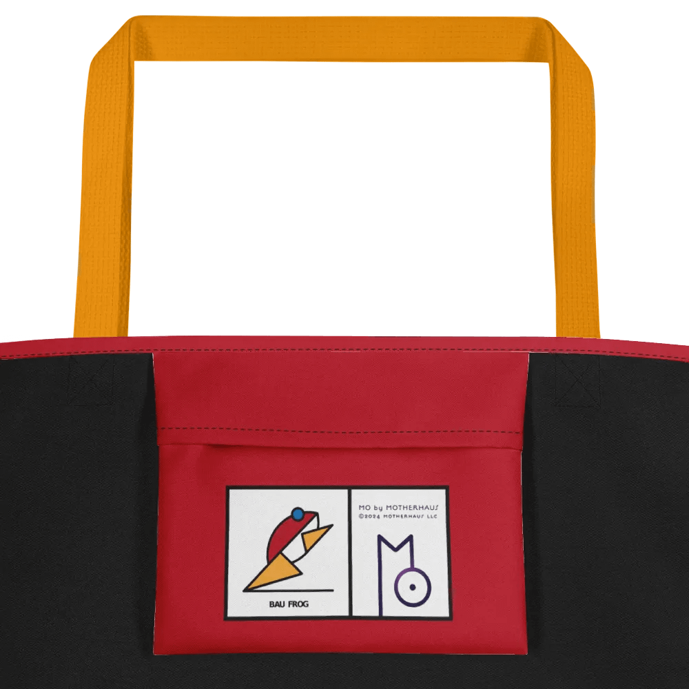 Bau Frog Icon / MO Tote Bag / Red product image (2)