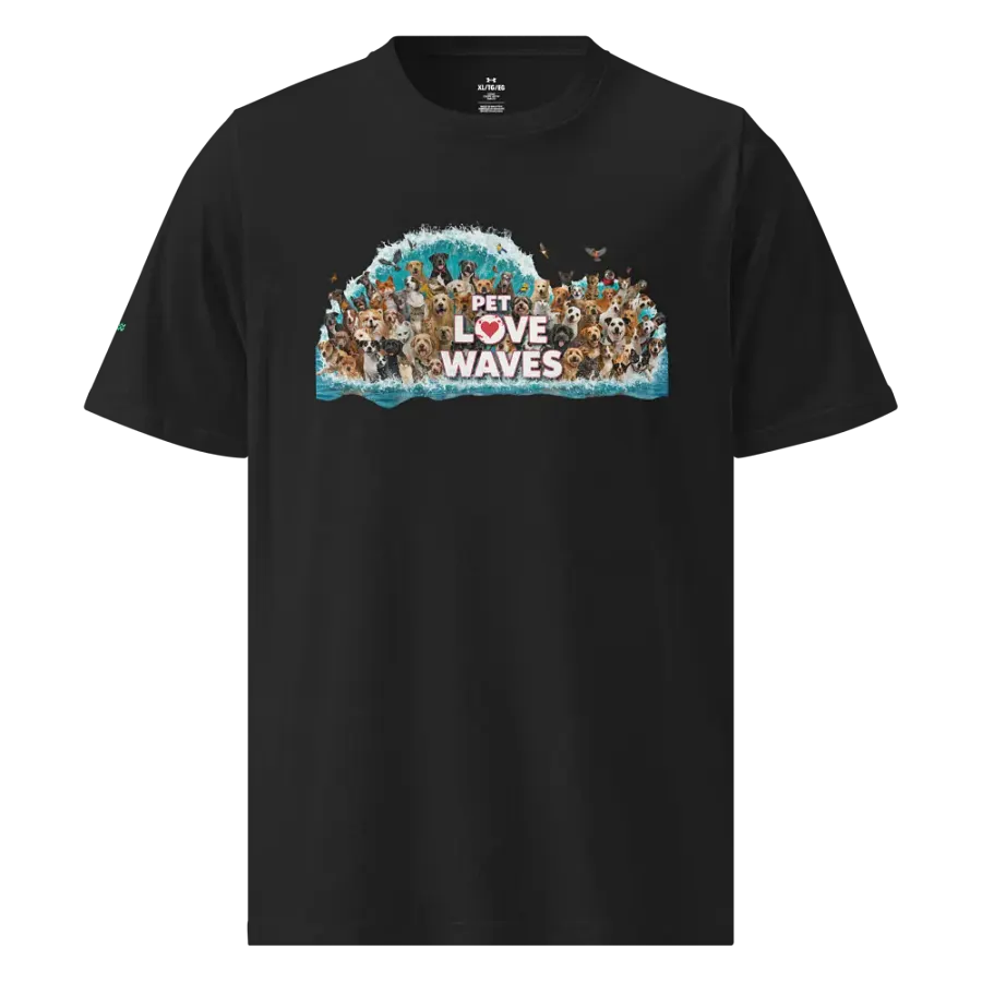 Pet Love Waves Athletic T-Shirt product image (1)