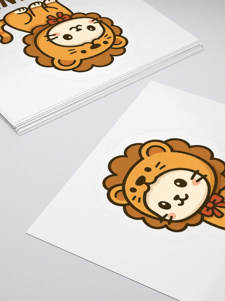 Rawr Lion Cat Sticker product image (10)