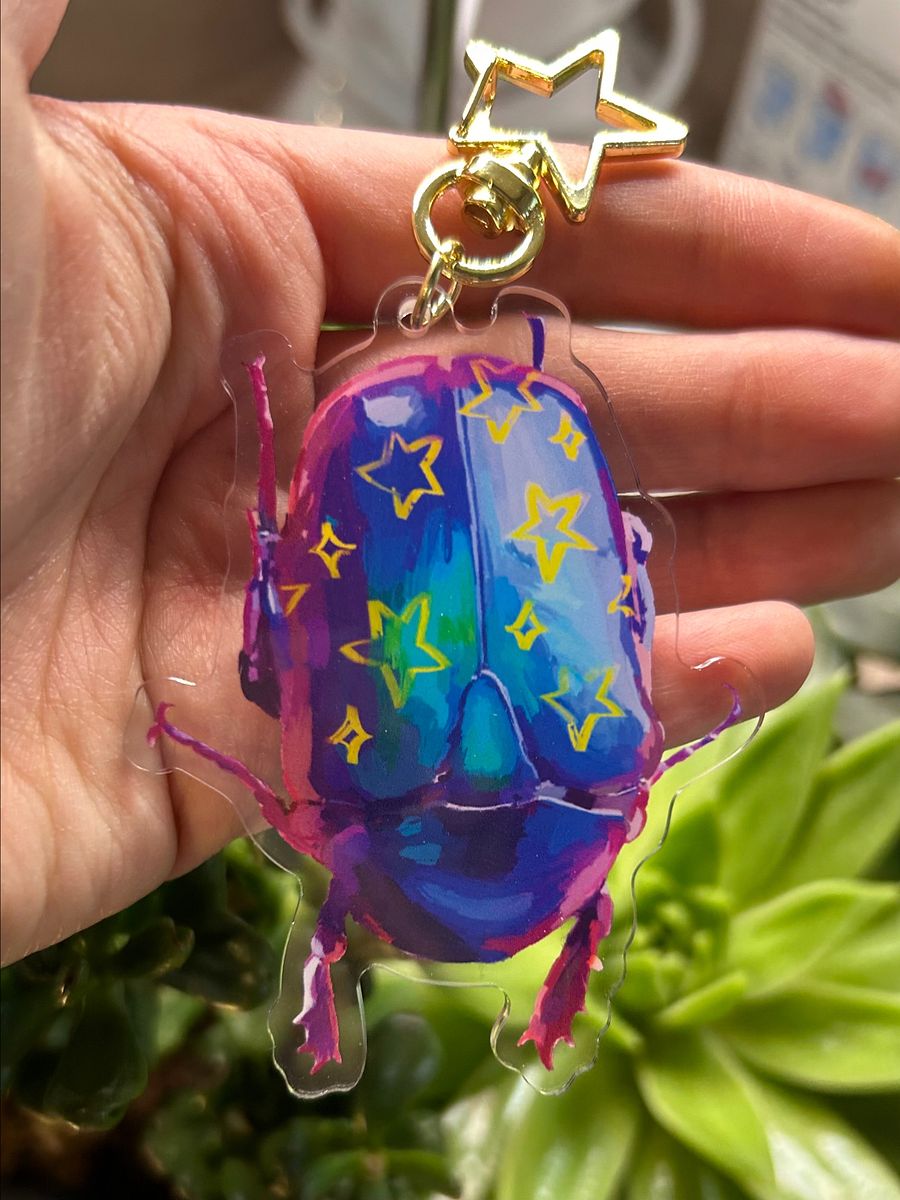Star Beetle Keychain product image (2)