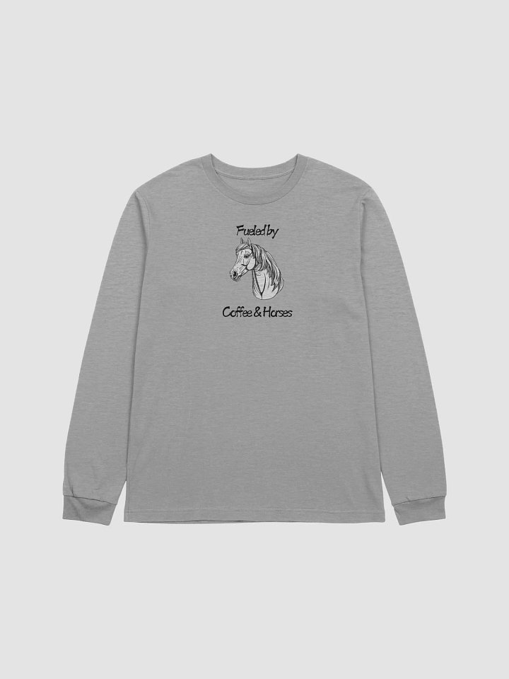 Fueled by Coffee & Horses Long Sleeve Tee product image (1)