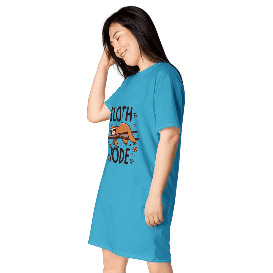 Sloth Mode - Shirt Dress product image (7)