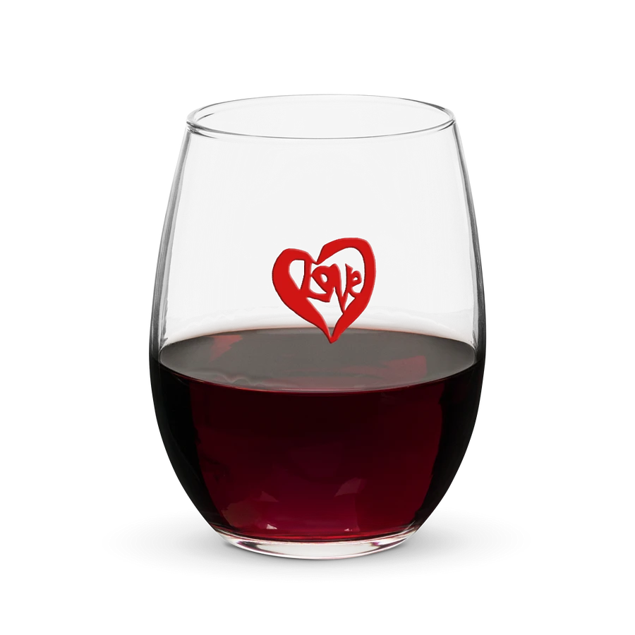 Love Inside Heart Stemless Wine Glass product image (5)