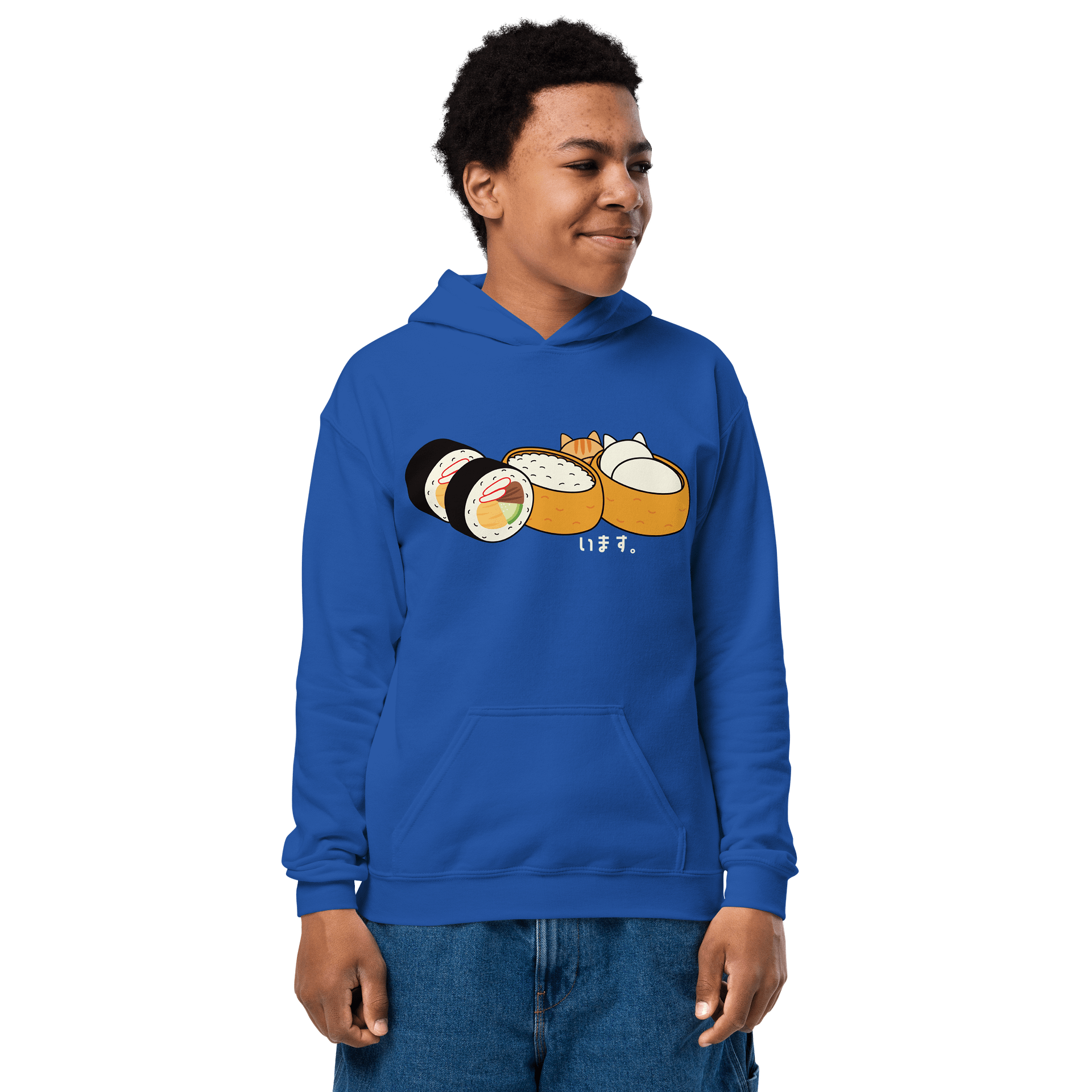 Inari Sushi and Futomaki Cat - Unisex Youth Hoodie product image (1)