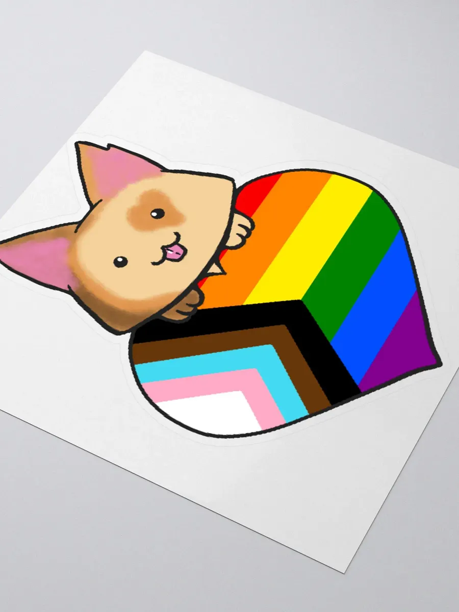 Mellow PrideHeart Sticker product image (4)