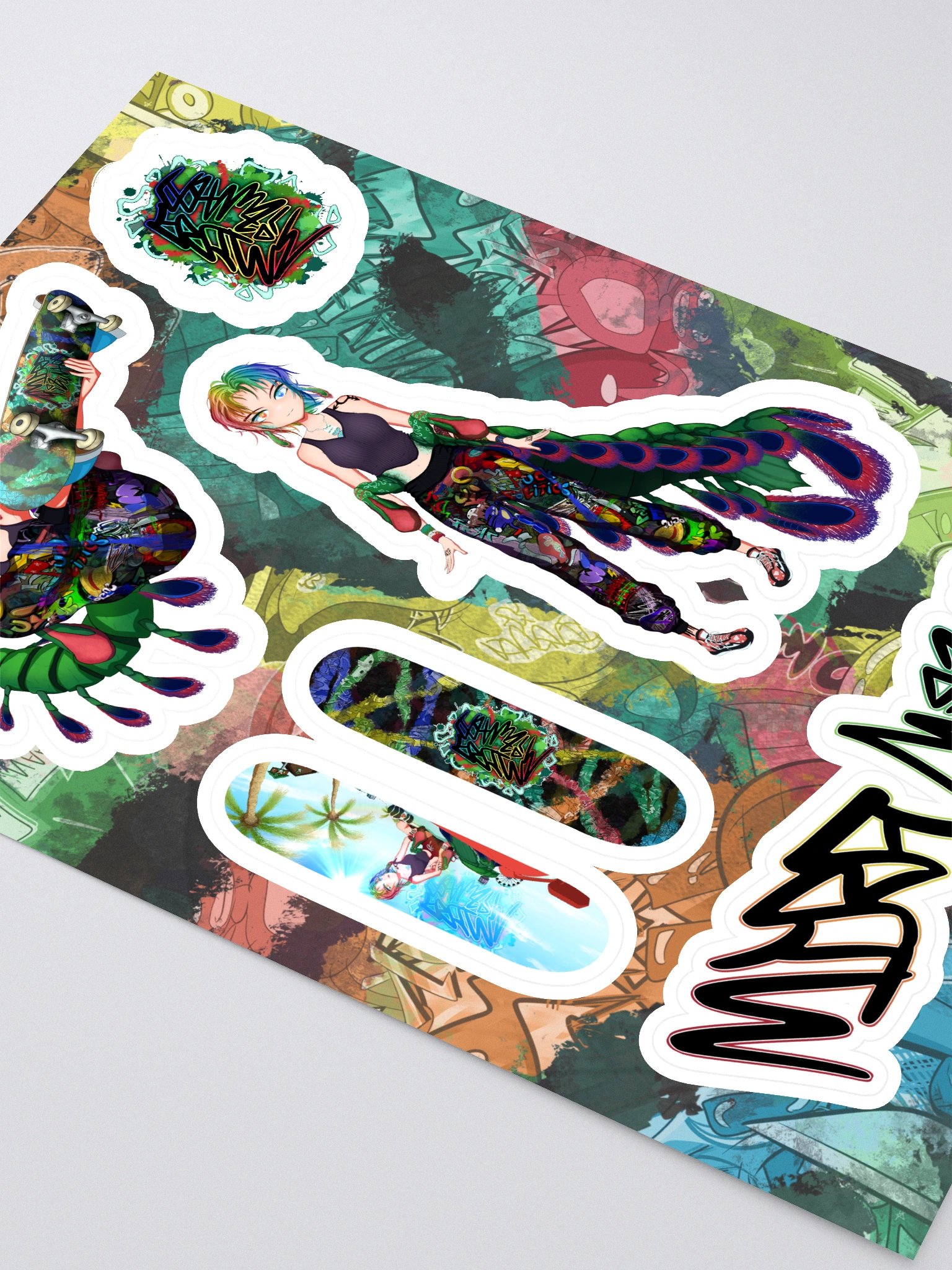 Mira Mizunaga - Sticker Sheet #1 product image (2)
