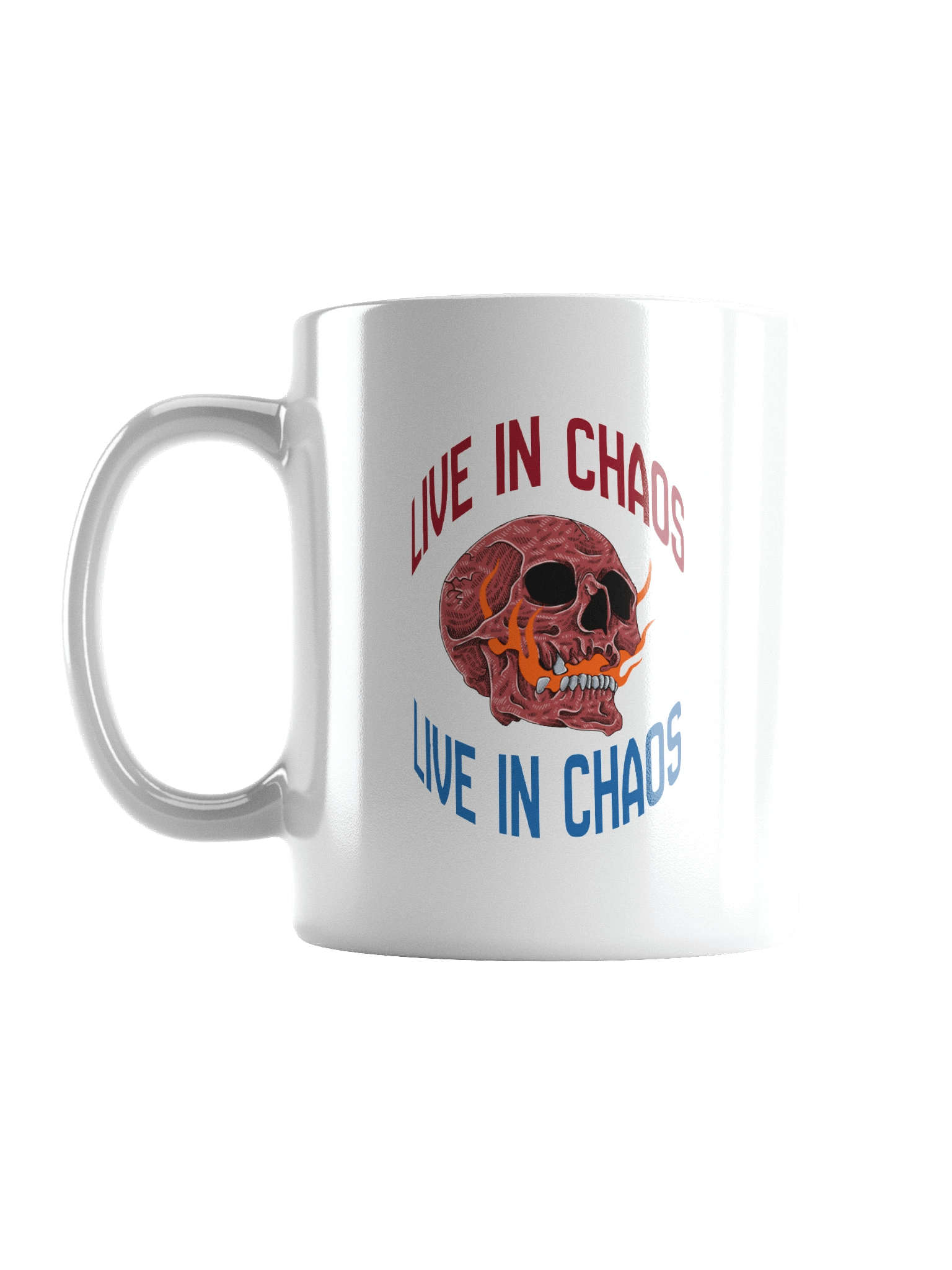Live in Chaos - White Glossy Mug product image (1)