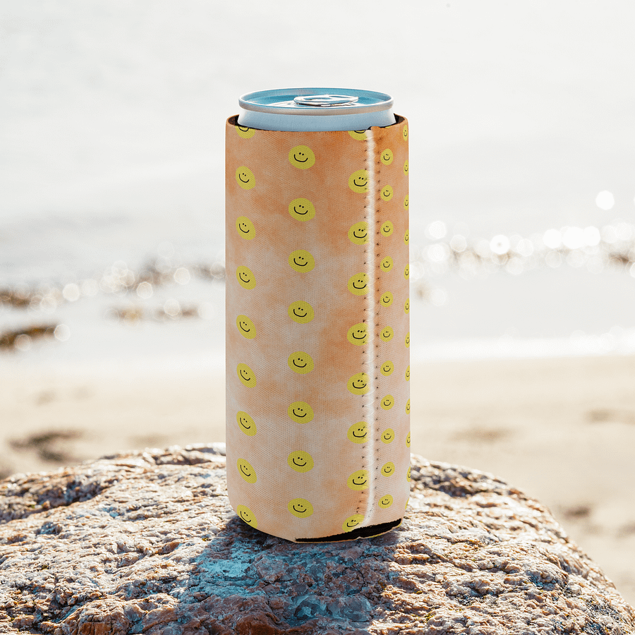 Smiley Tie Dye Coozie - Orange product image (8)