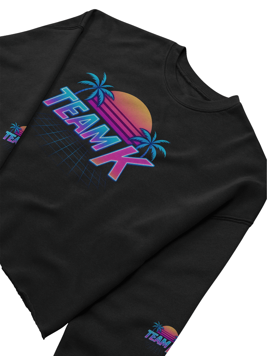 Team K 1980's Crop Sweatshirt product image (14)