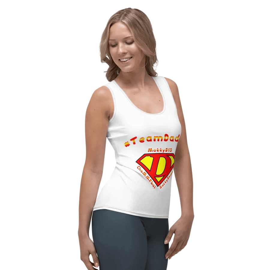 womans #team daddy tank top product image (4)