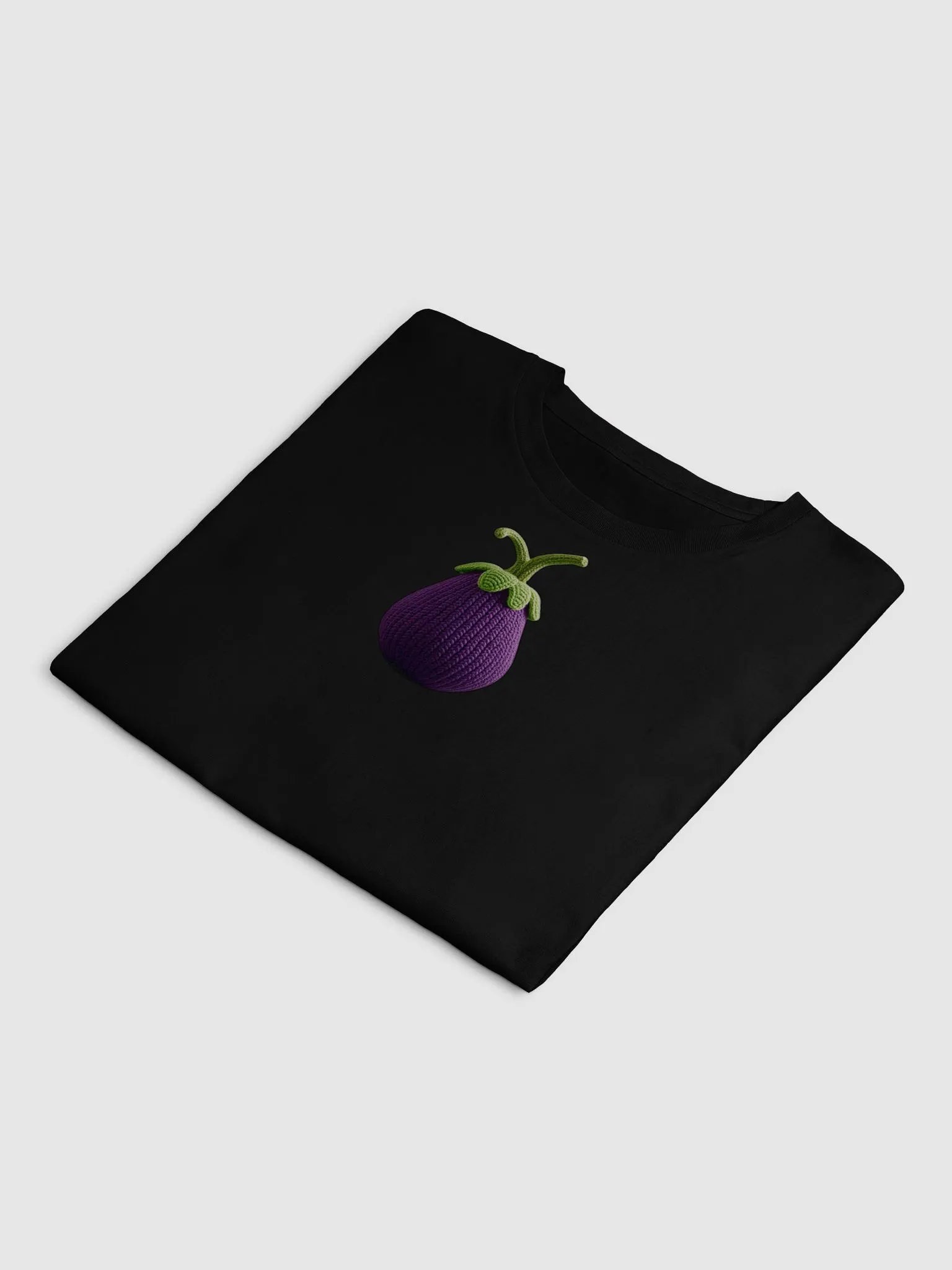 CozyAvocado Women's Premium Egg Plant Crop Top #2 product image (4)