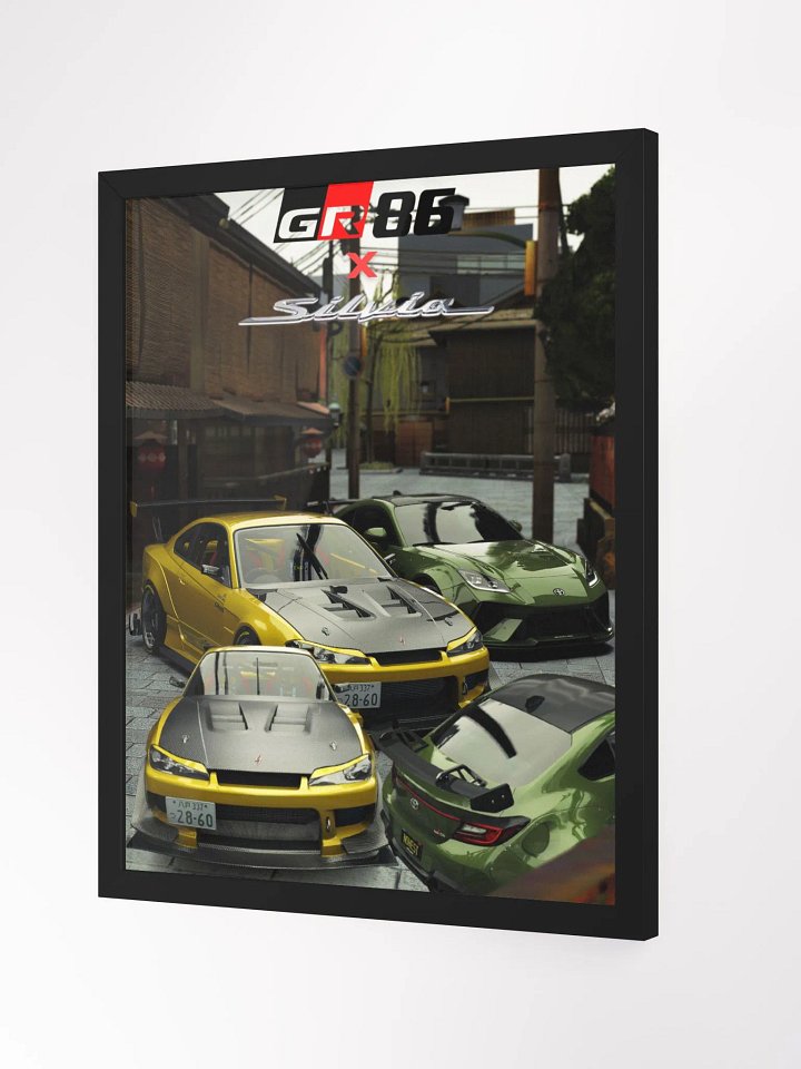 JDM Legends S15 X GR86 Framed Poster product image (2)
