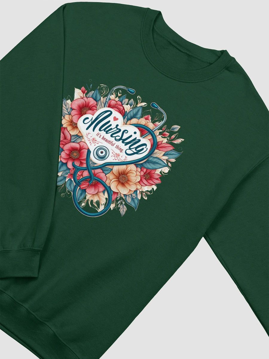 Floral Nursing Heart Crewneck product image (24)