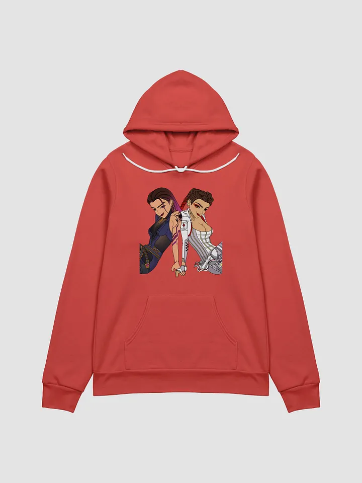 Zoomed in Loba Reyna inspired Soft touch Hoodie DesignsByStitchesGB product image (3)