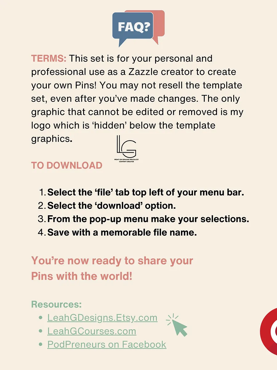 40 Pinterest PIN Templates product image (5)