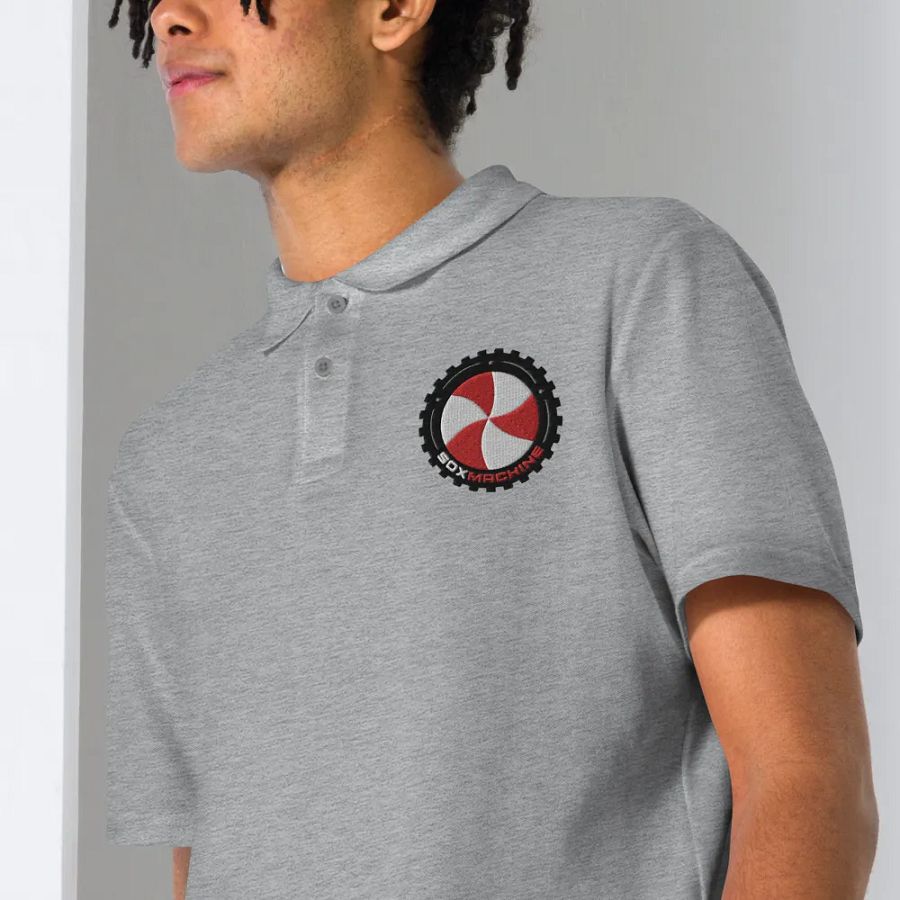 Sox Machine Pinwheel Logo Unisex Polo product image (6)