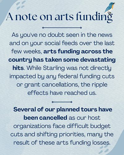 ✨Visit our PayPal Giving Fund at starlingshakespearecompany.com/donate and be on the lookout for updates about our new partne...