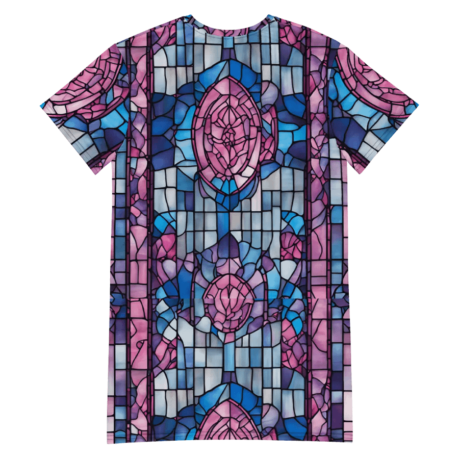 Symmetric Splendor T-Shirt Dress product image (6)