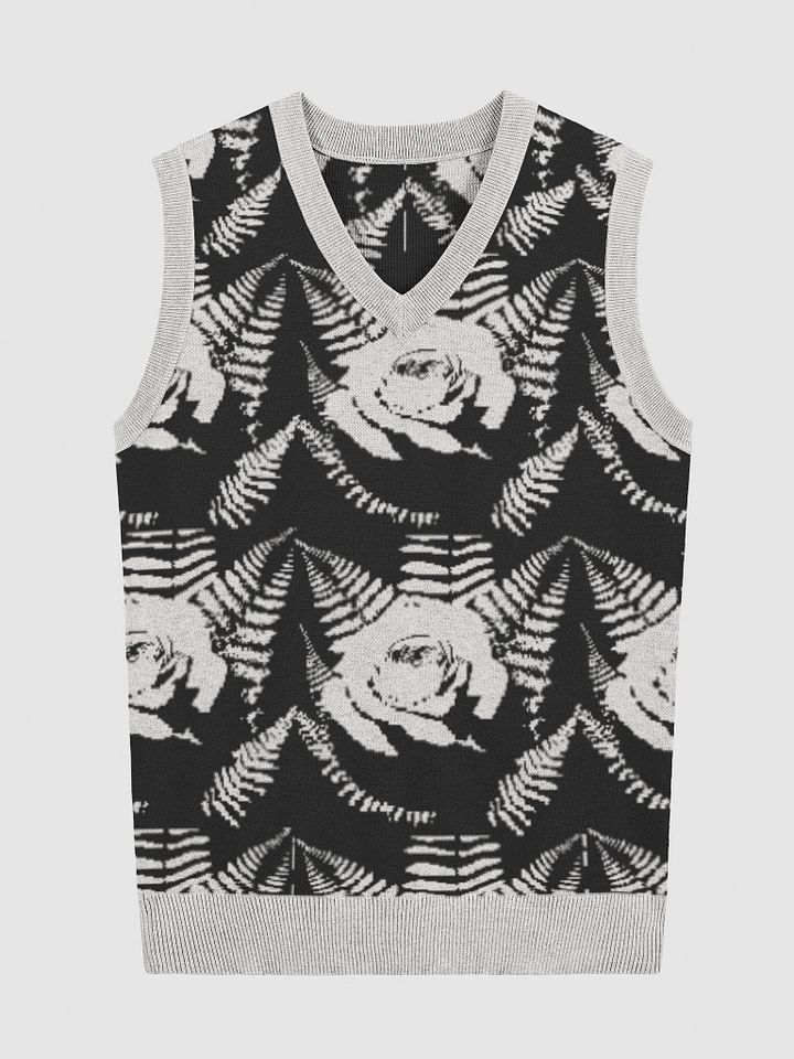 Timeless Style Meets Modern Comfort: The Rose Jacquard V-Neck product image (3)