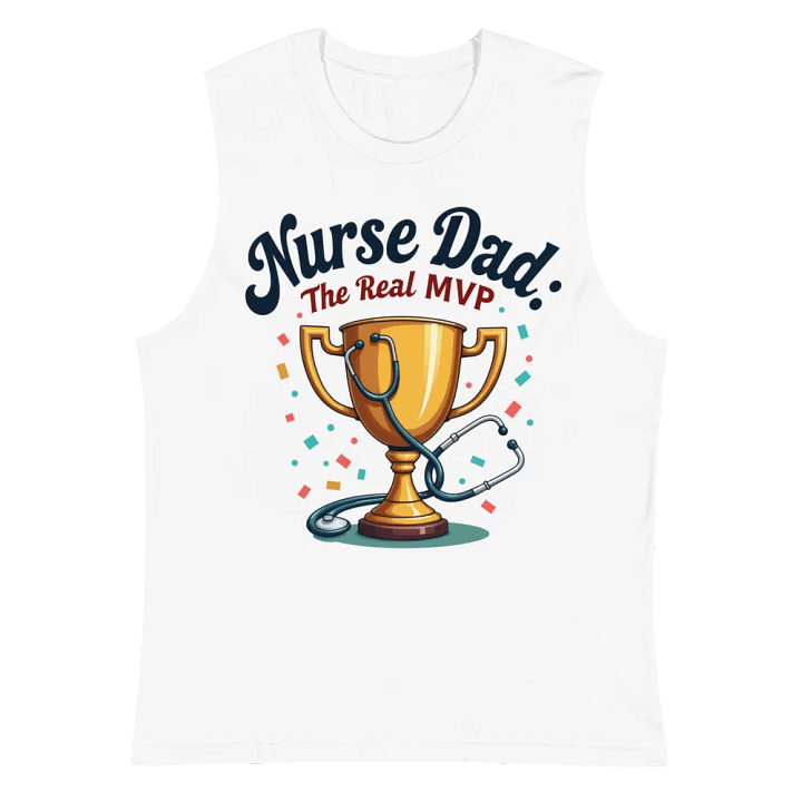 Nurse Dad MVP Trophy Muscle Tank product image (2)