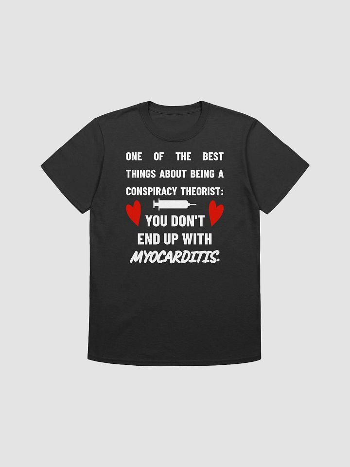 Conspiracy Theorist Myocarditis Truth Bomb Unisex Tee product image (1)