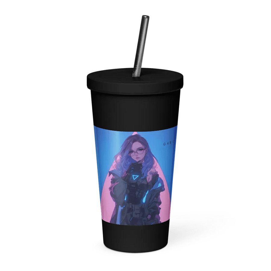 Cyberpunk V.2 Tumbler with a Straw product image (1)