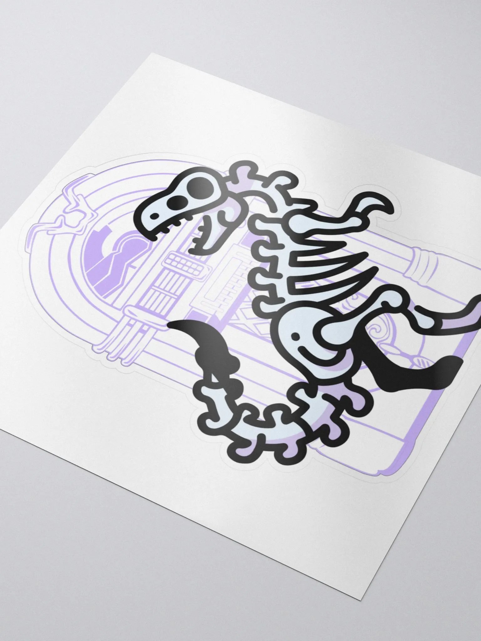 Jukebox Dinosaur Sticker product image (3)