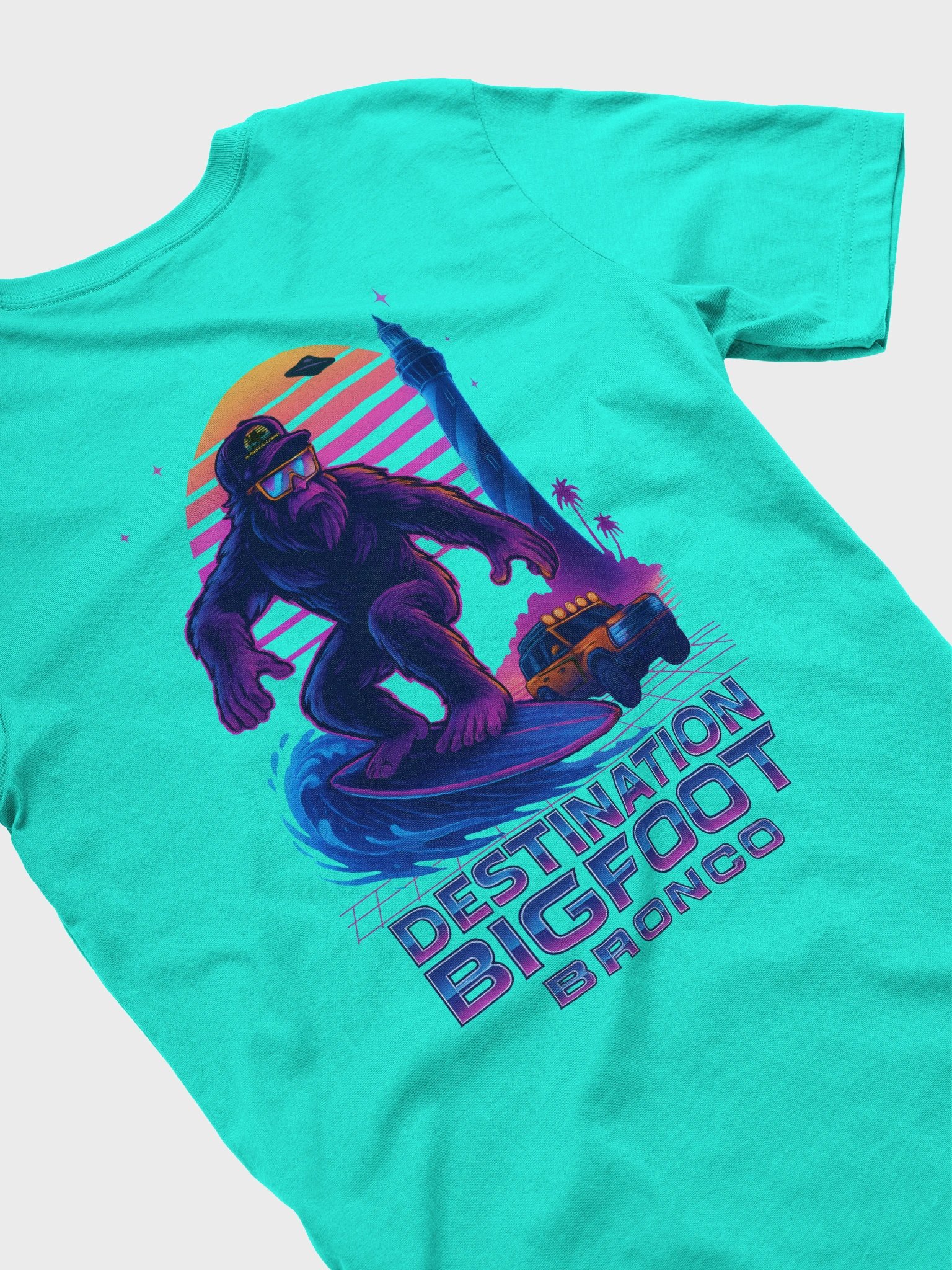 Destination Bigfoot Bronco Synthwave (Teal) product image (4)