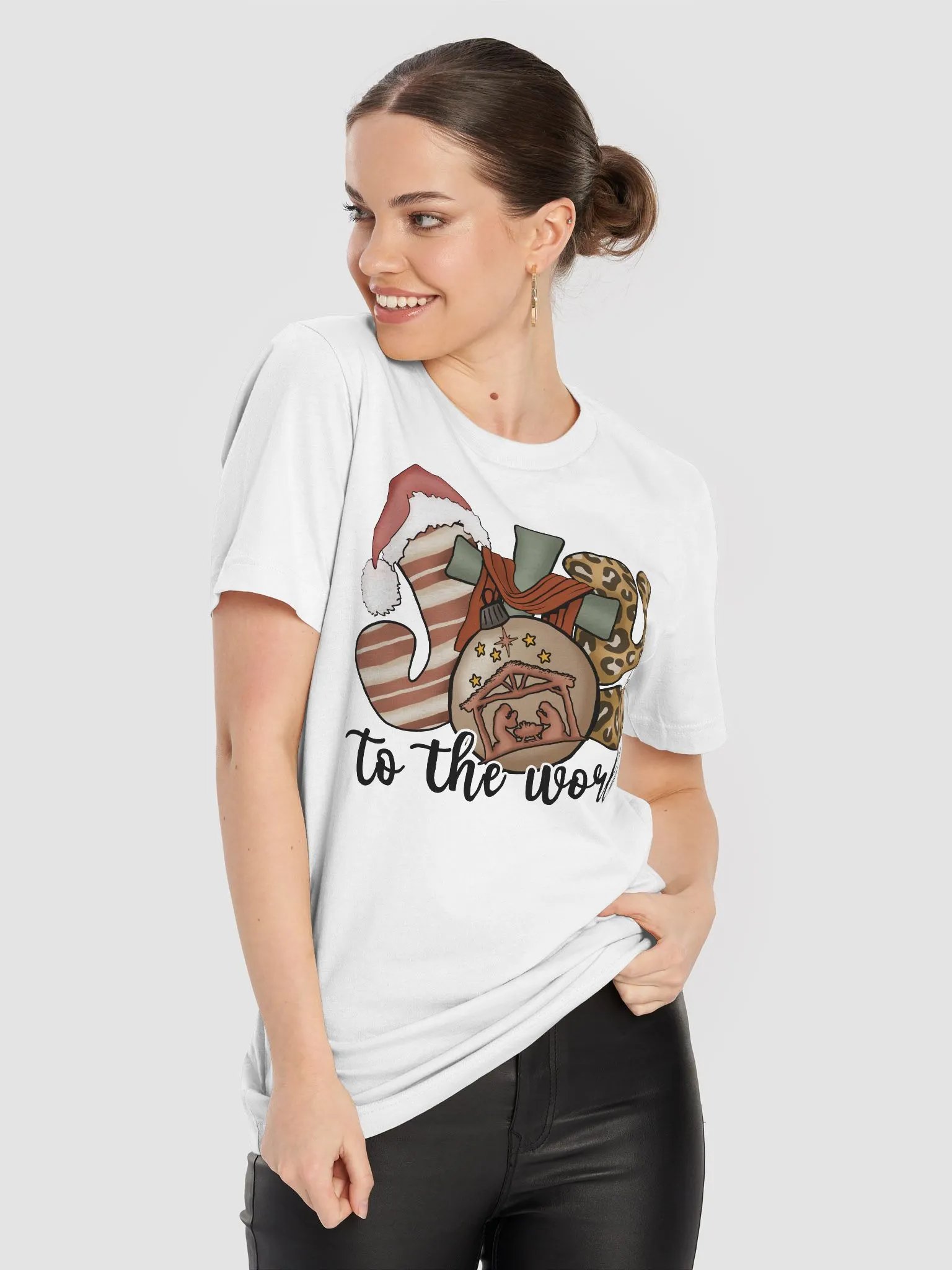 Joy to the World Christmas T-Shirt product image (2)