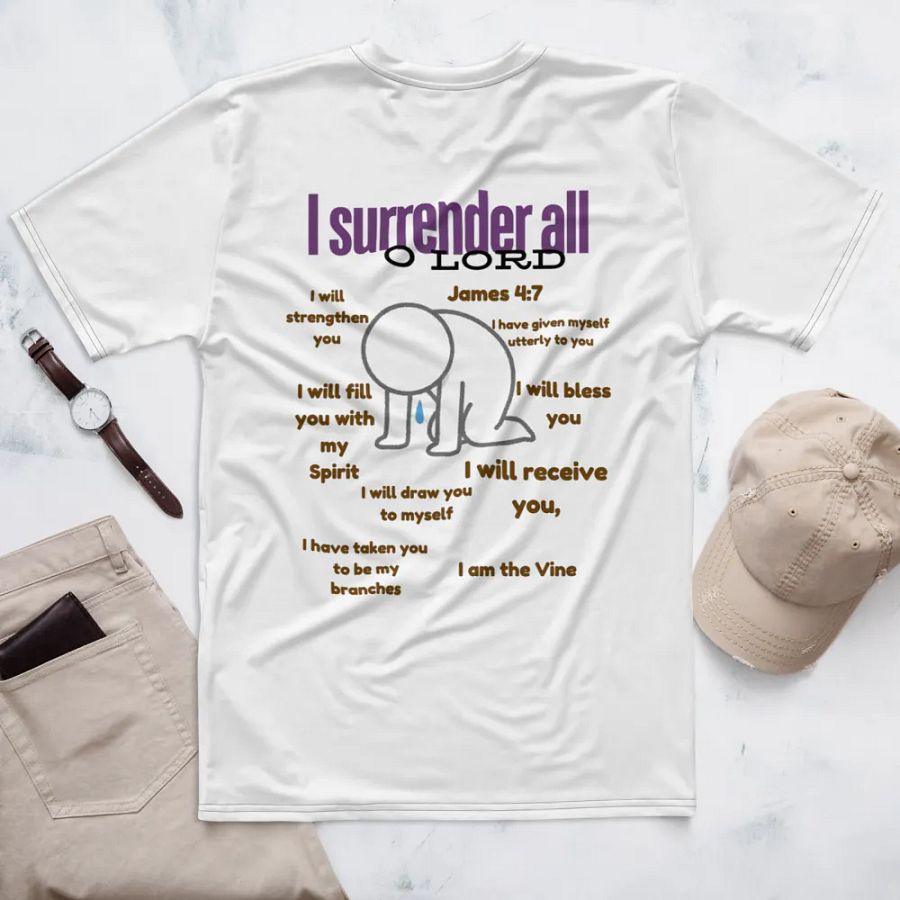 I surrender all to jesus Crew Neck T-Shirt product image (3)