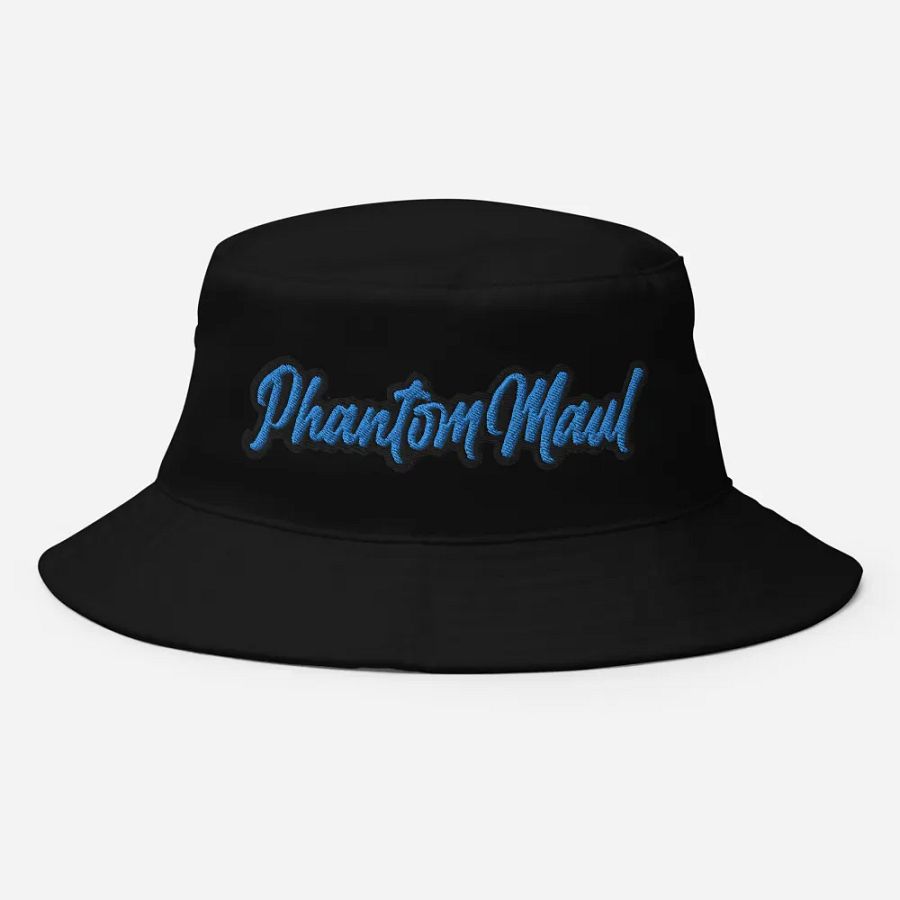'PhantomMaul' Bucket Hat Blue Lettering product image (8)
