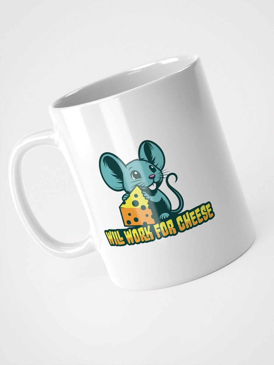 Will Work for Cheese – Funny Mouse Coffee Mug product image (8)