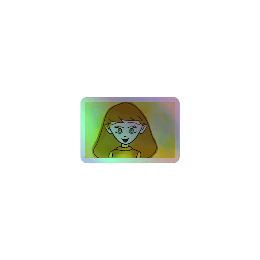 Smiling Holographic Sticker Sheet product image (1)