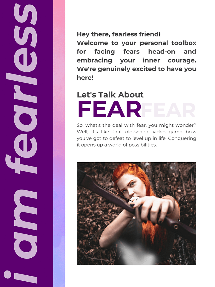 Fear Conquering Journal: 30 Prompts to Reclaim Your Courage product image (2)