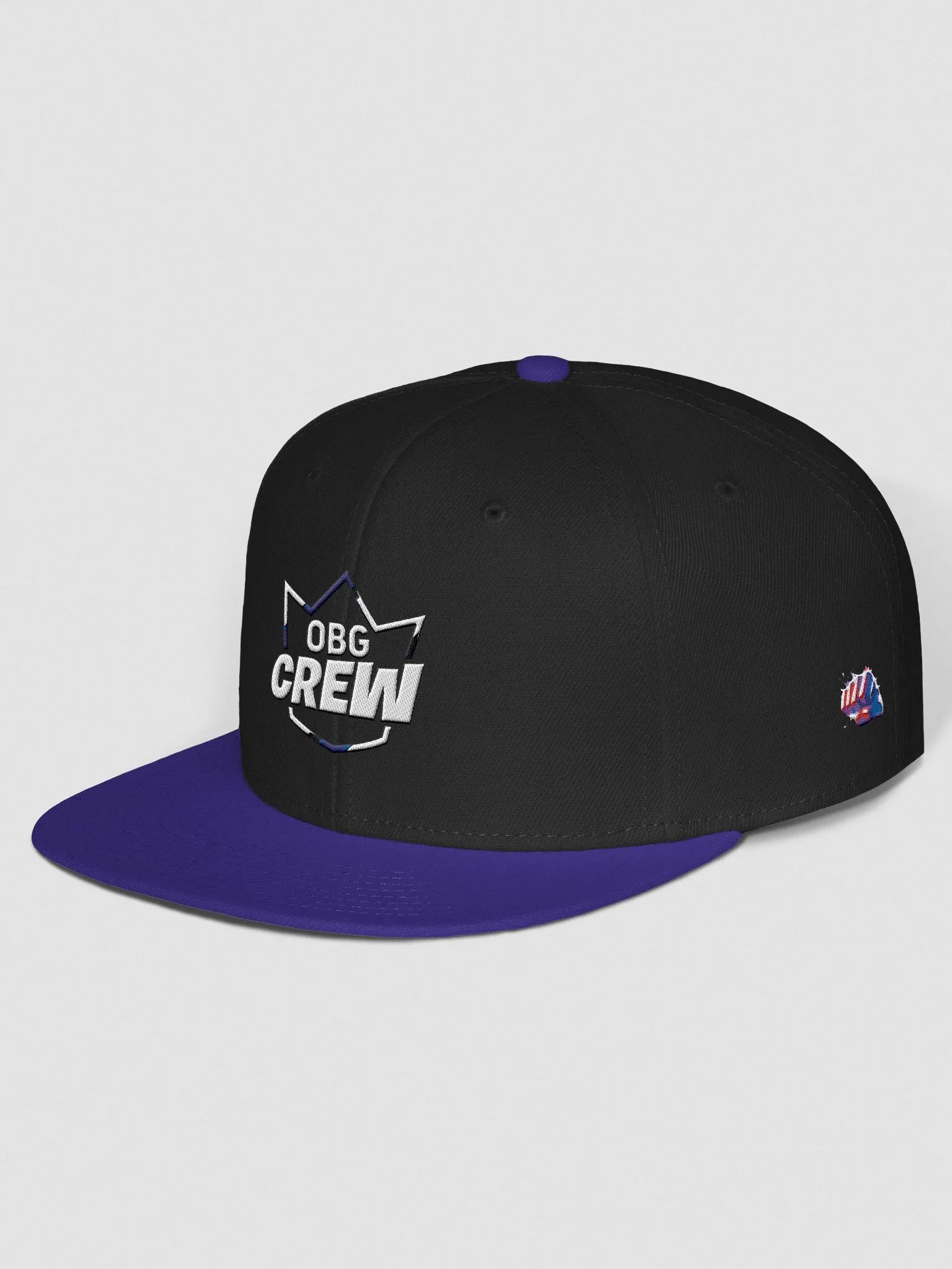 OBG Crew Snapback: Purple/Black product image (2)
