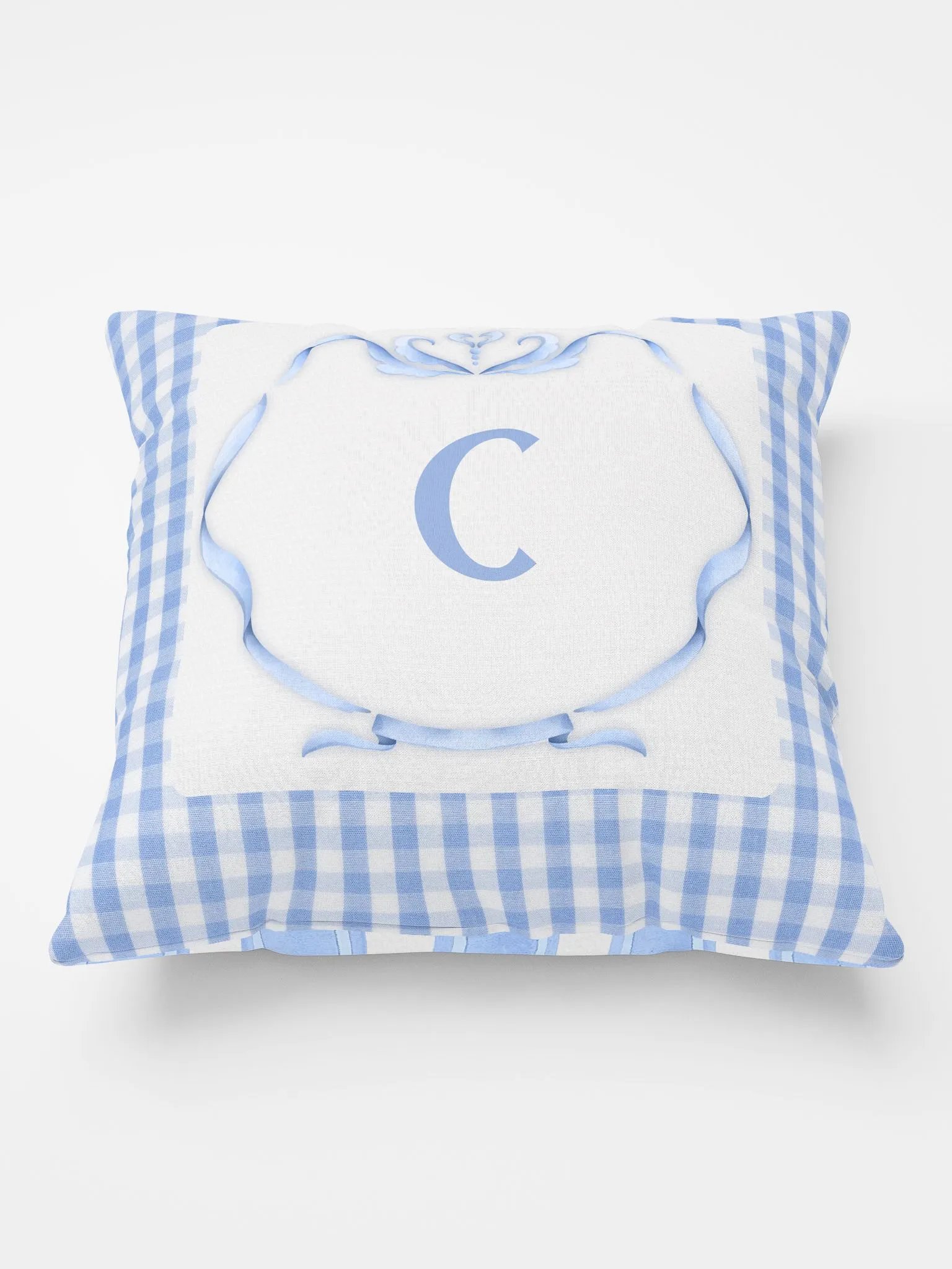 Blue Preppy Charm Pillow C product image (1)
