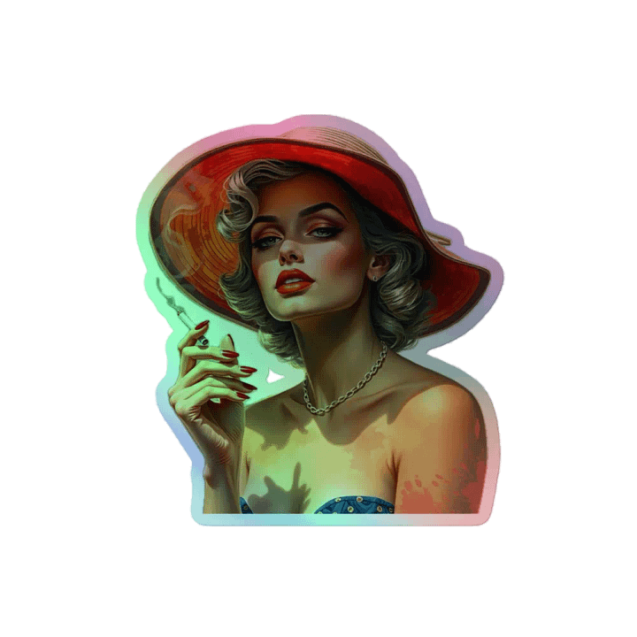 Confident Curves Holographic Sticker Sheet product image (2)