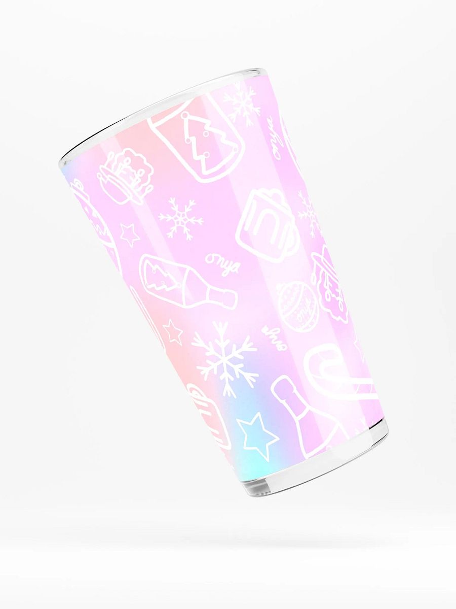Limited Edition Christmas Tie Die Pint Glass product image (4)