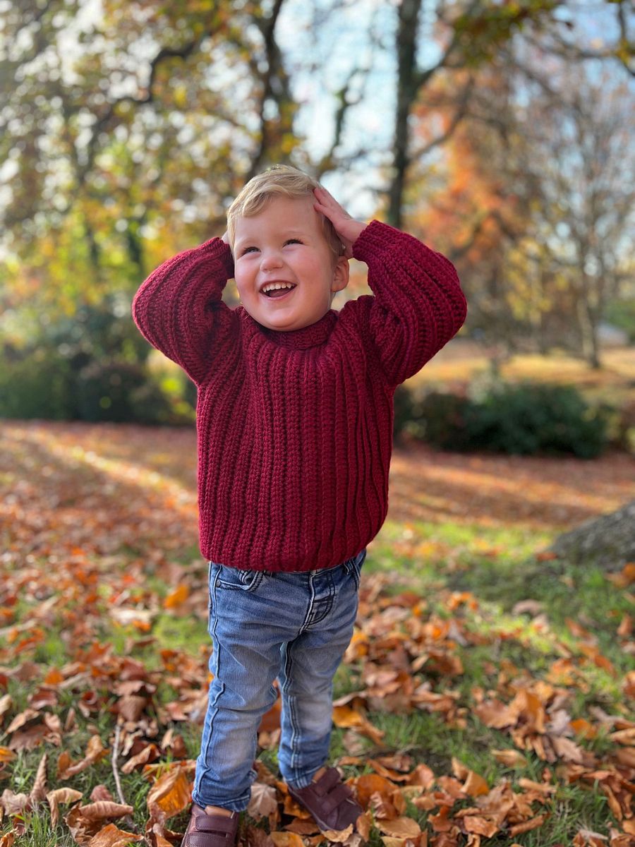 Beginner Sweater Pattern / Easy Crochet Cardigan Pdf Pattern / Child Baby to age 10 ribbed crochet top pattern product image (7)