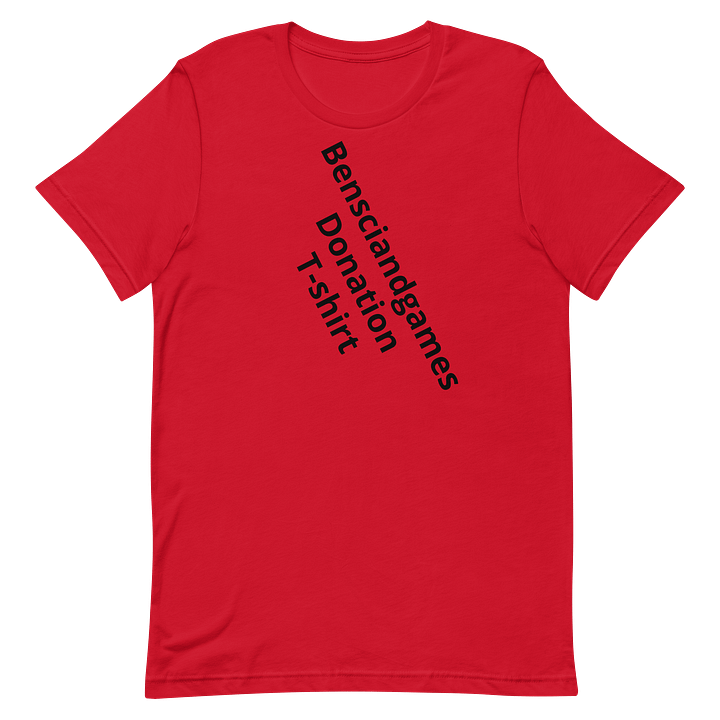 Bensciandgames Donation T-shirt product image (2)