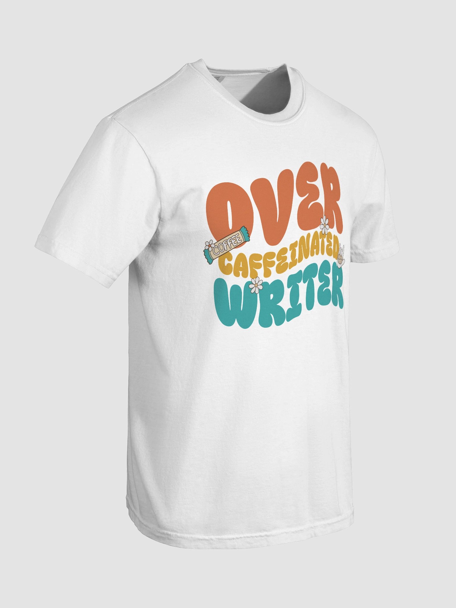 Caffeinated Writer Tee product image (9)