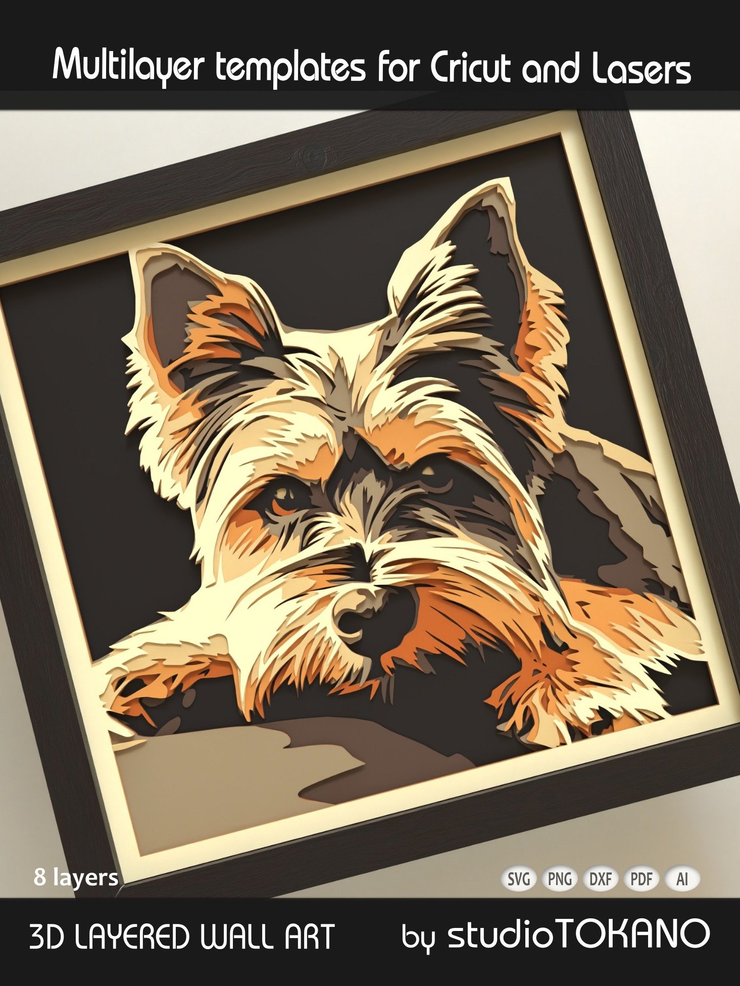 Yorkie Shadow Box product image (4)