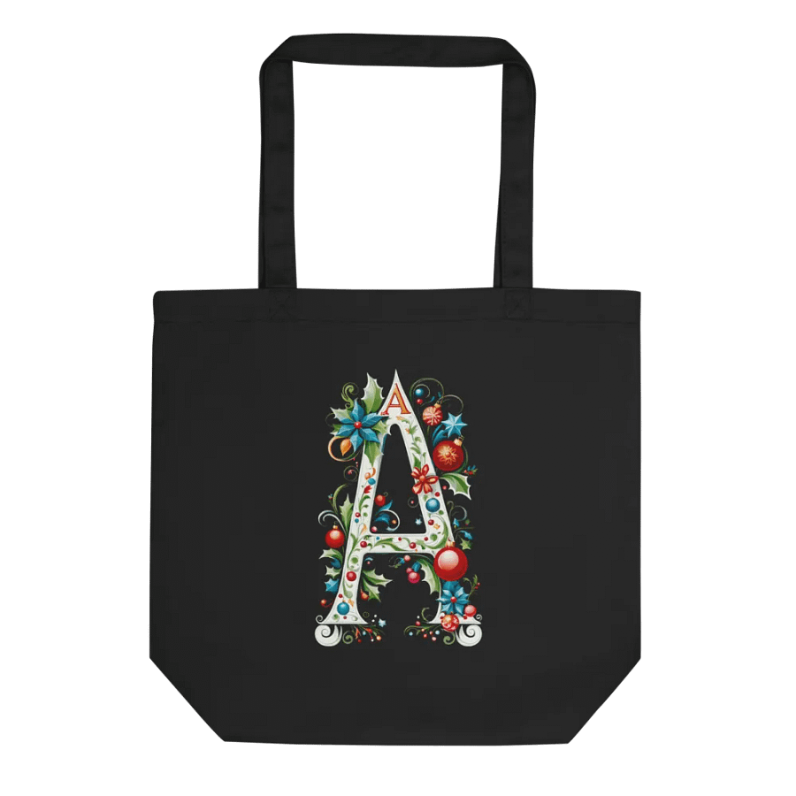 Christmas Monogram Letter A(3) Tote Bag product image (1)