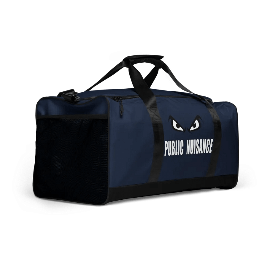 Public Nuisance: Navy Blue Duffle Bag product image (2)