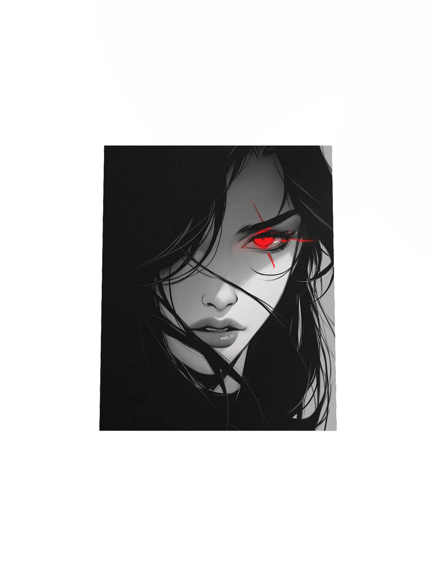Black&White Crimson Matte Poster product image (22)