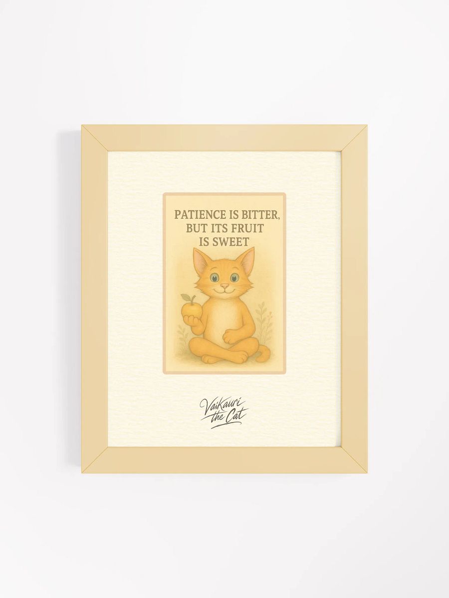 Vaikauri the Cat Wisdom Framed Artprint product image (7)