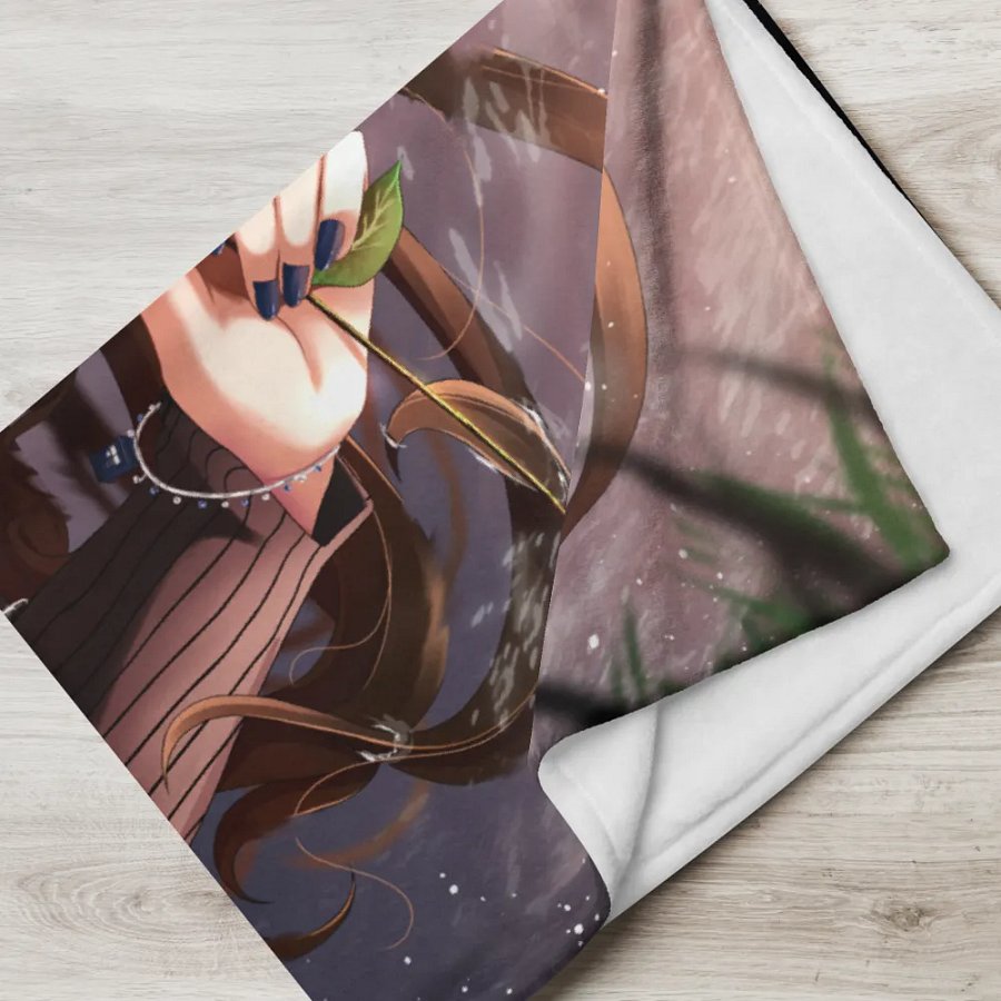 Blue Hearts 60″ × 80″ Blanket product image (6)